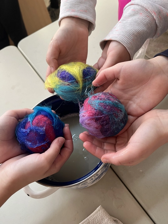 Filzprojekt&nbsp;&copy;&nbsp;Verlässliche Grundschule Kirchohsen